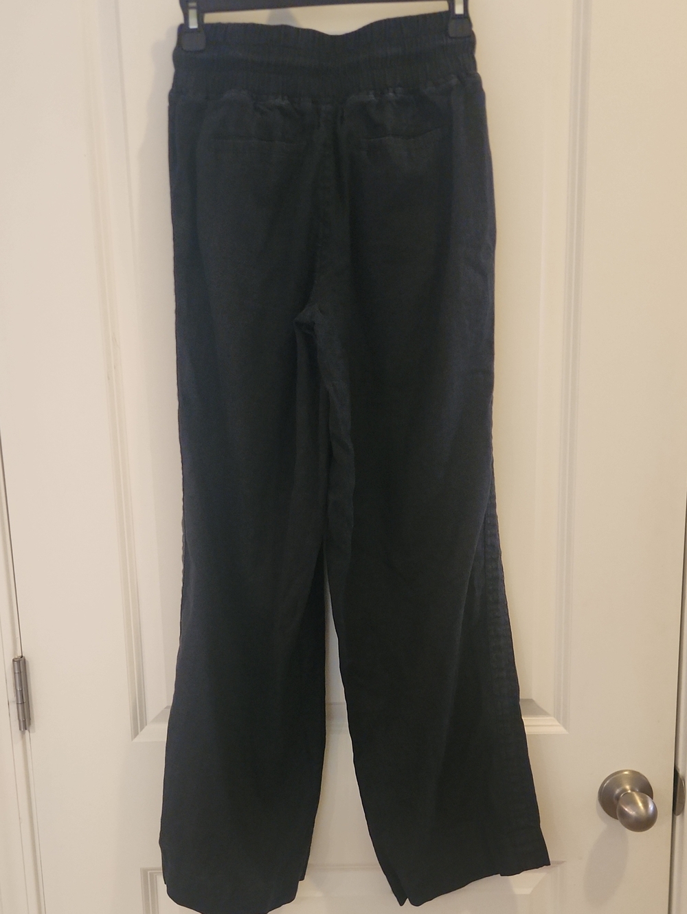 Quince Black 100% Linen Pants - Picture 4 of 7
